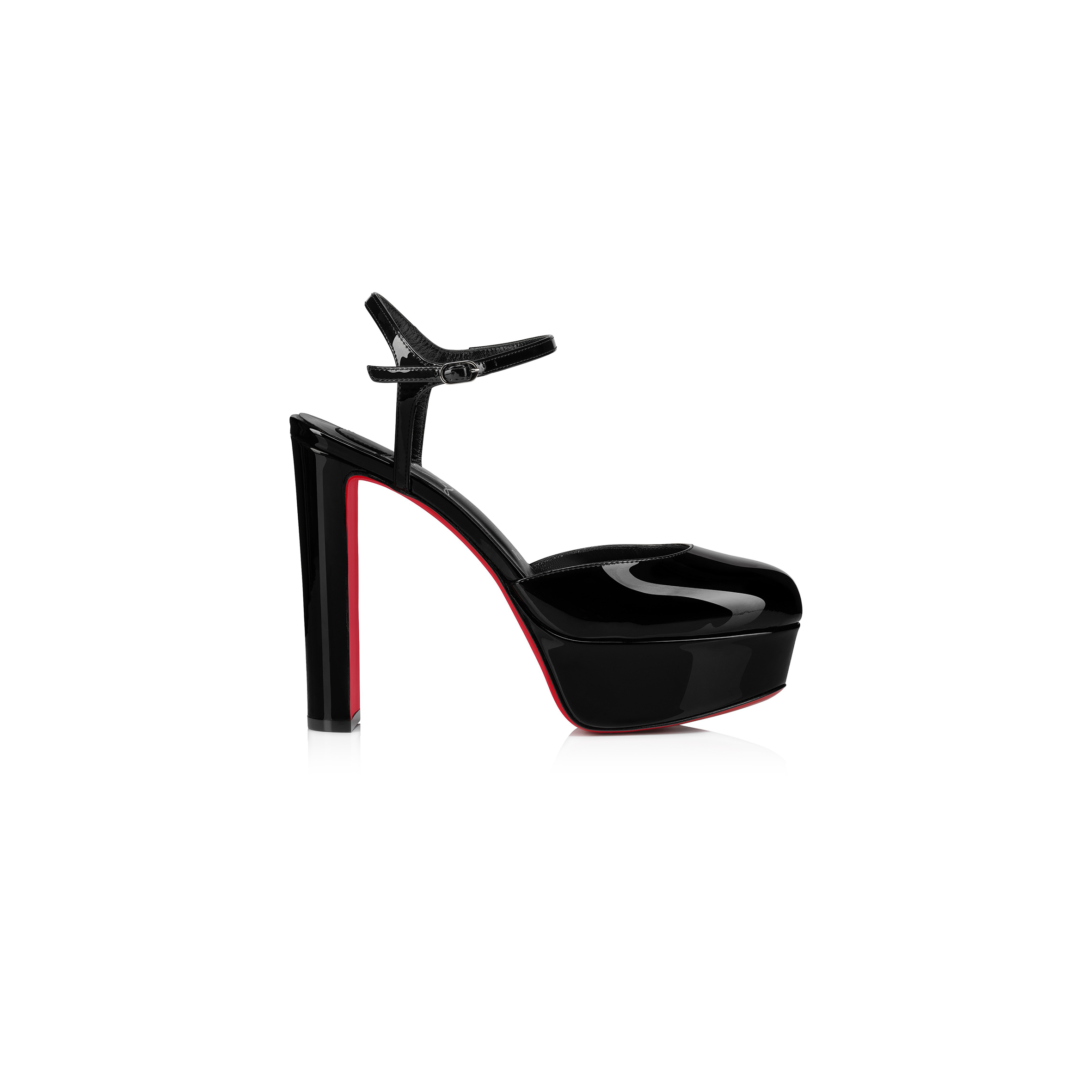 CHRISTIAN LOUBOUTIN LOO PUMP 130 MM PUMPS-PATENT LEATHER-BLACK-WOMEN 3240698B439